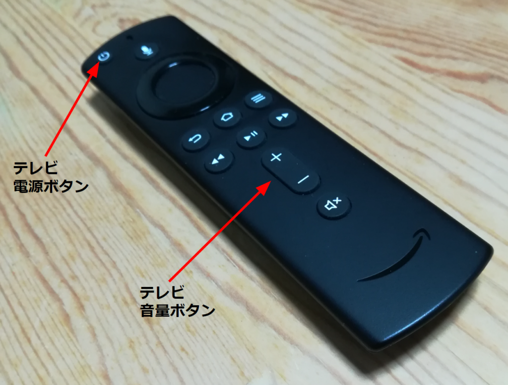Fire TV Stickの付属リモコン